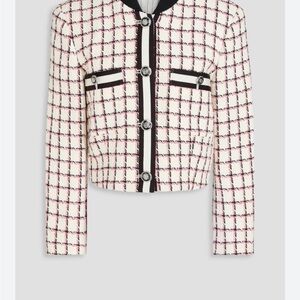 Veronica Beard Black and White Checkered Blazer